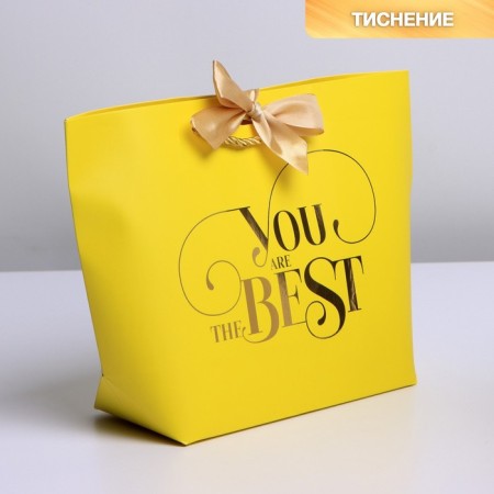 Gift package, packaging, "You are the Best", 19 x 20 x 9 cm