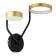 Bra 2292/2 LED 30W 3000-6000K black and gold 34x33x20.5 cm