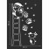 Decorative sticker for windows "Gifts" 48x80 cm