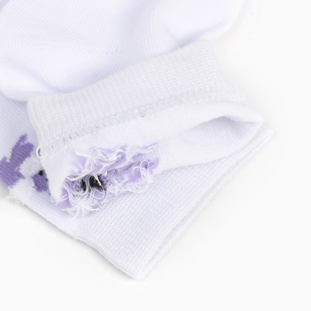 Women's socks, white color/hare, size 38-40-3