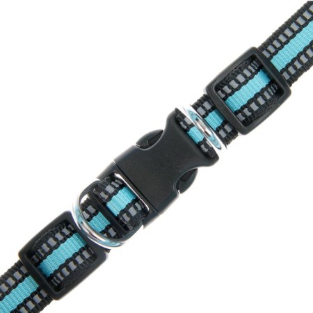 Super-furry harness with reflective firmware, girth 62-69 cm, blue-2