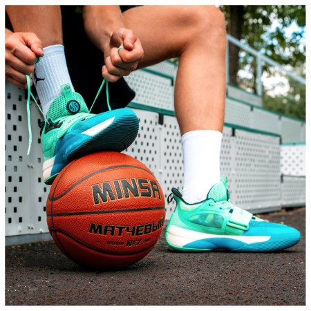 MinSA basketball ball, match, Microfiber PU, glued, 8 panels, p. 7-4