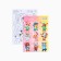 Paper stickers "Funny guys", with coloring on the back, 11 x 15.5 cm