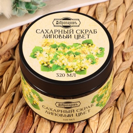 Body scrub sugar "linden color" of voloparov 320 ml-7