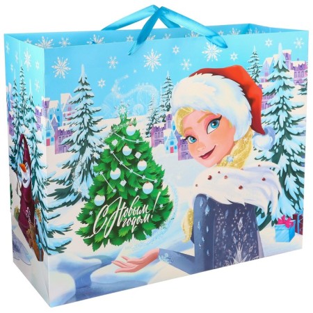 Laminated horizontal package, 49 x 40 x 19 cm "Happy New Year!", Cold heart-3