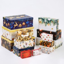 Set of gift boxes 15 in 1 “Happy New Year”, 12 x 7 x 4 cm - 46.6 x 35.2 x 17.5 cm, new year