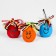 Funny face "Eyes with cilia", Mix color