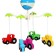 Musical mobile, blue tractor