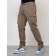 Cargo jeans men, size 54, beige color