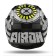 Helmet integral Valor Akuna, gloss, size l, black, yellow