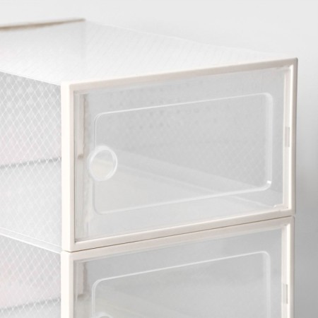 Shoe storage box with a Middle Size shade door, 24 × 33 × 14 cm, 2 pcs-1
