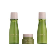 A set of face miniatures with Extract of New Zealand flax Urban Eco Harakeke Mini 3 Set
