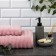 Tmachry Ethel "Waves" pink, 30x60 cm, 100% cotton, 460 g/m2
