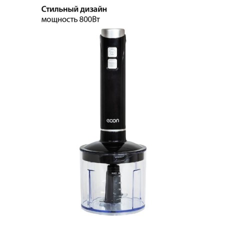 ECO-435HB blender, submersible, 800 watts, 500 ml, black color-2