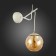 Wall lamp EVOLUCE. Sle110201-01. Calletta. 1x40 W, E14, 14x32 cm, white color