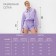 Female set (blouse, shorts) minku: casual collection lilac color, size 44