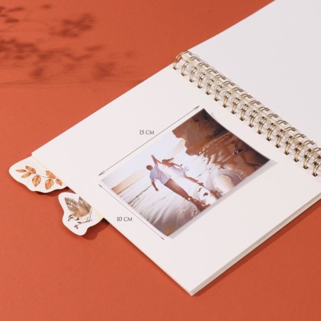 Photo album on spirals 20 sheets "Cat in the window" Volumetric element + 4 tabs 24x24 cm-7