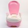 Pot children's "Hippo", white/pink color