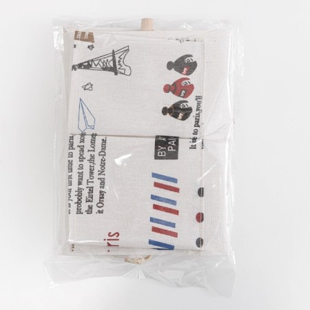 ORGANIZER OF ORGANIZATION with pockets, 3 departments, 25 × 48 cm, design mix-4