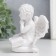 Polystone souvenir "Snowty Angel with the book" MIX 9.5x7.5x6.5 cm