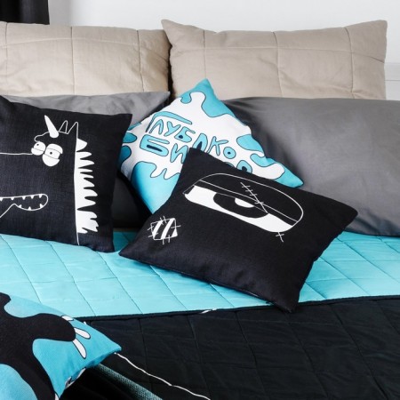 Decorative pillow Irony, size 40x40 cm-5