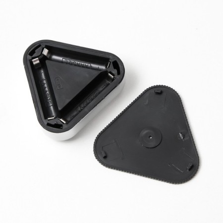 Night Pushlite "Triangle" 3xLED, 3AAA gray 6.5x6.5x2.5 cm Risalux-11