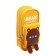 School Penal on a zipper 2 departments "animals", mix