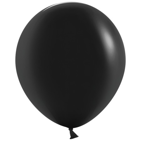 Latex ball 18 ", pastel, black, set 25 pcs.
