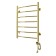 Domoterm electric heated towel rail "Calipso" P7, 500x700 mm, right, gold