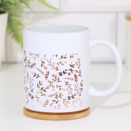 Sublimation Circle "Christina" 320 ml, with application-3