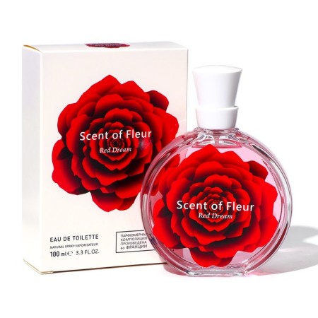 Women's toilet water Scent of Fleur Red Dream, 100 ml (based on In Red (Armand Basi)
