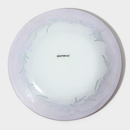 Plate dessert shade "Lavender branch", D = 20 cm-3