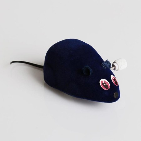 Clockwork mouse, 7 cm, dark blue-5