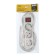 Extension cord Luazon Lighting, 3 sockets, 3 m, 6 A, 1300 W, 3x0.75 mm2, s/k, with excavation, b
