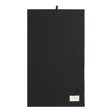 Ethel towel Kitchen 40x70 cm, central black, 100% HL, sarzha 220 g/m2-1