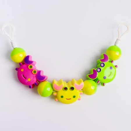 Stretching to a stroller/crib "Krabi", 3 toys, color mix, crush me-2