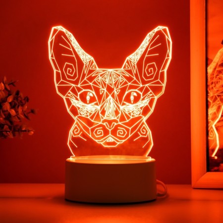 Sphinx lamp LED white 11x9.5x13 cm-3