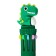 Automatic ballpoint handle 10 color, rod 0.7 mm, "dino", mix