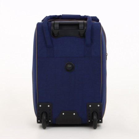 Small suitcase 20 ", a road bag with a zipper, blue color-3
