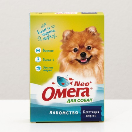 Multivitamin treat NEO Omega for dogs, with biotin, 90 table.-1