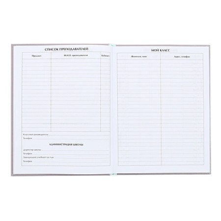 Universal diary for grades 1-11, "kittens", solid cover 7BC, glossy lamination, 40 sheets-5
