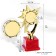 The award figure "Zvezda" c, the plastic stand is red, 17 x 9.5 x 6.3 cm.
