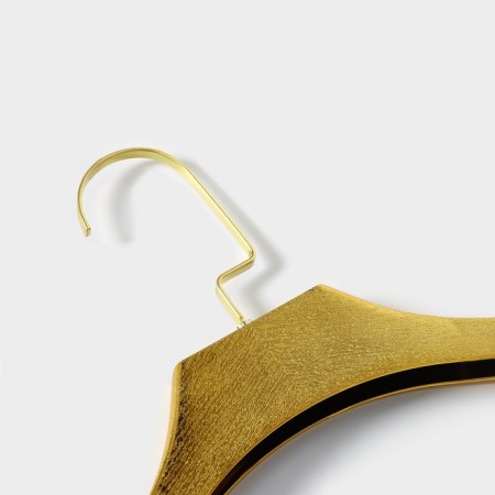 Shoulders - hanger for clothes, size 42-44, gold color-1