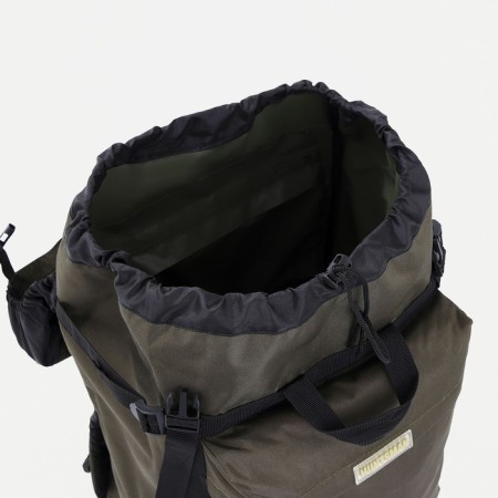 Tourist backpack, 40 l, department on screed with a lace, 3 outer pockets, huntsman, khaki color-5