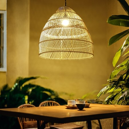 Ceiling Lamp from Rotan "El" 1x120W, E27, 50x50x50 cm