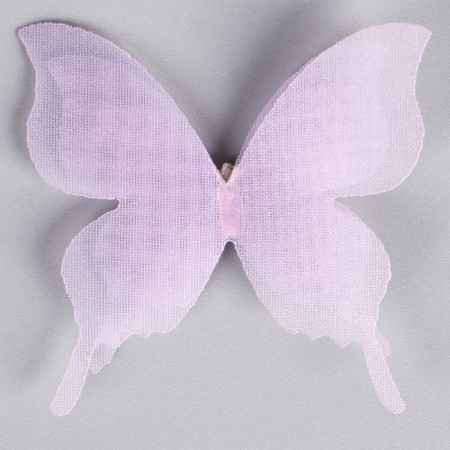 Decor for creativity "Butterfly", three -layer, set of 12 pcs., Size 1 pc. - 5 × 4.5 cm, lilac color-3