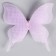 Decor for creativity "Butterfly", three -layer, set of 12 pcs., Size 1 pc. - 5 × 4.5 cm, lilac color