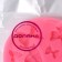 Mold Dolyana "Balt", silicone, d = 8.5 cm, pink color