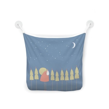 Organizer in a bath on suction cups “New Year's move”, for storing toys and little things, size 33x39 cm-2