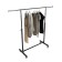 Hanged P-shaped, black 90-170 × 44 × 75-150 cm